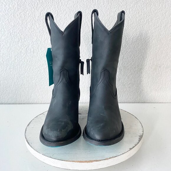 Lane Black Midi Boots - Picture 5 of 11